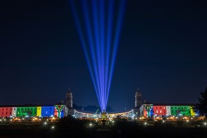 Robe iBolts illuminate Union Buildings in Pretoria