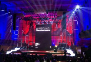 Thomas Boets creates setting for Red Bull Elektropedia Awards with Chauvet