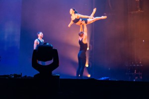 GLP Impression S500 beleuchten Zirkusshow beim Tollwood Winterfestival