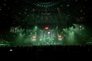 Cage The Elephant lit with Chauvet Professional Strike V