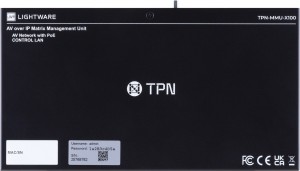 Lightware introduces new Matrix Management Unit for TPN ecosystem