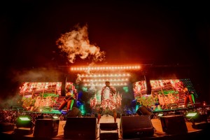 „Reggae Land“-Hauptbühne mit 500 X-PAR 12Z von GLP bestückt