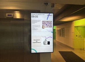 Philips ePaper and EcoDesign digital signage network installed at Institut Pasteur