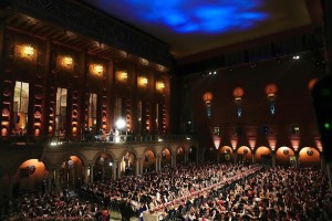 Hippotizer-driven projection at Nobel Prize Banquet