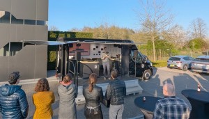 Mobiler Audac-Showroom tourt im Mai durch Deutschland