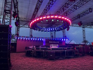 ADJ 40 Hex Panel IP fixtures illuminate Revolve Festival