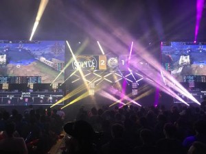 Zach Scott uses ChamSys console for Hi-Rez Expo at the Atlanta DreamHack