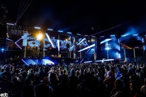 EDC’s NeonGarden illuminated by Chauvet