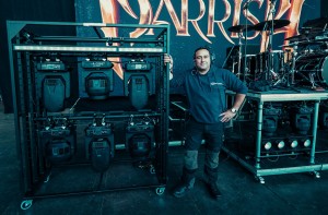 Sub-Events setzt Payton Parrish beim Wacken Open Air mit Scheinwerfern von Sagitter in Szene