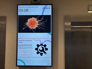Philips ePaper and EcoDesign digital signage network installed at Institut Pasteur