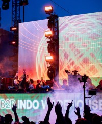 IMS Dalt Vila 2026 illuminated with Elation