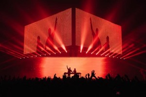 Live-Show von Axwell & Ingrosso mit Scheinwerfern von GLP