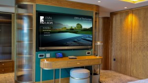 Philips MediaSuite TVs with integrated Google Cast installed at The Europe Hotel and Resort in Ireland