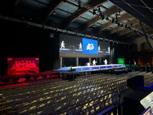 Daylight Events delivers Elation Paragon-powered rig for inaugural World Fencing League event