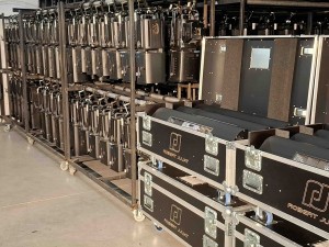 1117 Robert Juliat lighting fixtures delivered for Belgian energy efficiency project