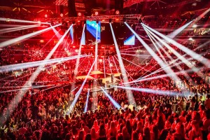 Jakov Jozinovic shows in Ljubljana lit with Robe