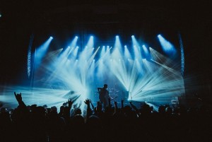 Austin Zangi runs individual looks for Bleed From Within and Sylosis with ChamSys