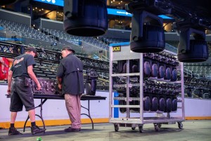 Elation lighting systems integrate with audiovisual systems at modern sports venues