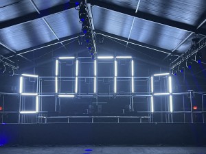 Astera Titan Tubes for Outside Lands Festival light sculpture