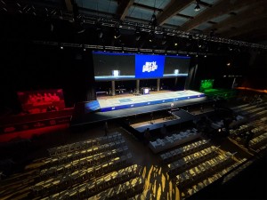 Daylight Events delivers Elation Paragon-powered rig for inaugural World Fencing League event