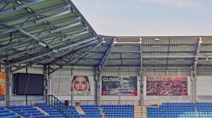 Coda Audio sound system installed at Piast Gliwice Stadium