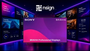 Nsign and Sony collaborate to simplify digital signage deployment