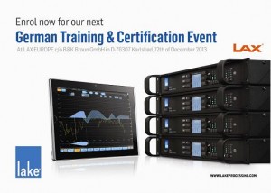 Lake Level-1-Seminar bei LAX Europe