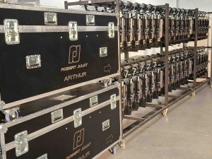 1117 Robert Juliat lighting fixtures delivered for Belgian energy efficiency project