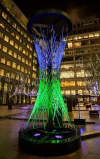 Chauvet fixtures used at Canary Wharf Winter Lights