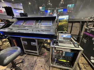 Flexibility for James’s “Love Is The Answer” tour supplied by DiGiCo Quantum 338