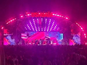 J Alvarez show lit with over 150 Chauvet fixtures