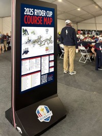 Ryder Cup nutzt BIG-Digital-Kioske mit BrightSign-Playern