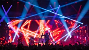 Arena vibe brought to club stages for Beartooth with Squeek Lights and Chauvet