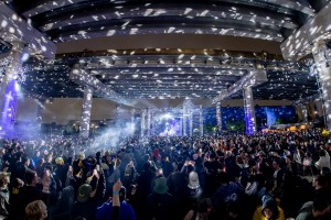 ChamSys consoles in use at Four Tet festival under K Bridge