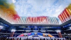 AV Stumpfl Pixera bei Eröffnungsfeier der FISU World University Games im Einsatz