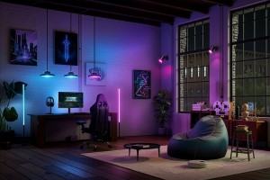 AmbiScape von Philips Evnia synchronisiert Gaming-Monitore mit der Raumumgebung