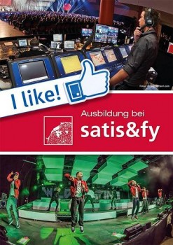Satis&fy legt Azubi-Flyer aus