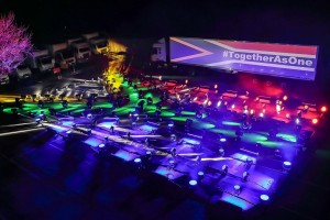 Corona: MGG lights the sky in Johannesburg with Robe