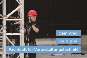 Ausbildung zur Fachkraft für Veranstaltungstechnik: B-trend-setting startet Bewerbungskampagne 2023