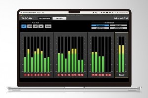 Tascam erweitert Mixer der Model-Serie um Meter-Bridge-App