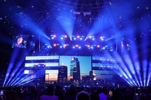 Over 300 Chauvet fixtures light two FireAid benefit venues