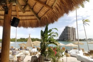 DAS Audio sound reinforcement system installed at Joia Beach Restaurant & Beach Club