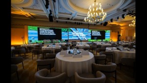 Absen supports Global Leadership Summit with visuals at Raffles London
