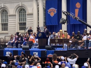 ESP deploys Coda Audio system for New York Knicks homecoming celebration