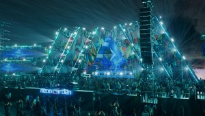 Steve Lieberman accents Neon Garden Stage at EDC Orlando with Chauvet