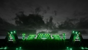 Steve Lieberman accents Neon Garden Stage at EDC Orlando with Chauvet