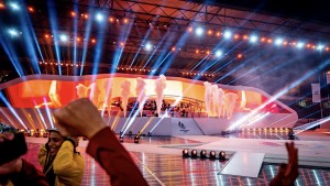 AV Stumpfl Pixera bei Eröffnungsfeier der FISU World University Games im Einsatz