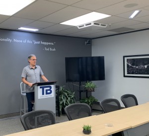 Brightline Presenter Lighting Kit installed at Tod Bush Leadership Center in Addison