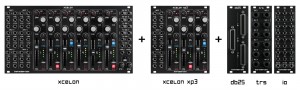 Boredbrain Music expands Xcelon mixer’s capabilities with DB25, TRS, and IO additions to Direct Multi-Channel Series of Eurorack modules