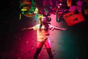 Ayrton Karif-LT lights “J’Ouvert” at London’s Harold Pinter Theatre